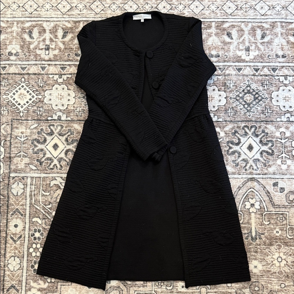 CAROLINA HERRERA Elegant Black Women's Dress